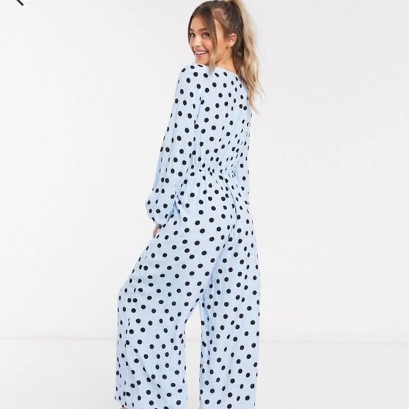 ASOS Jumpsuit Polka Dot Size 2 - Picture 2 of 3